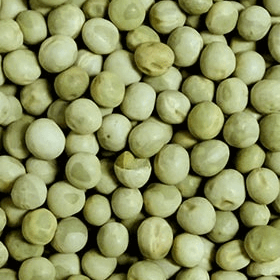 Dried green peas